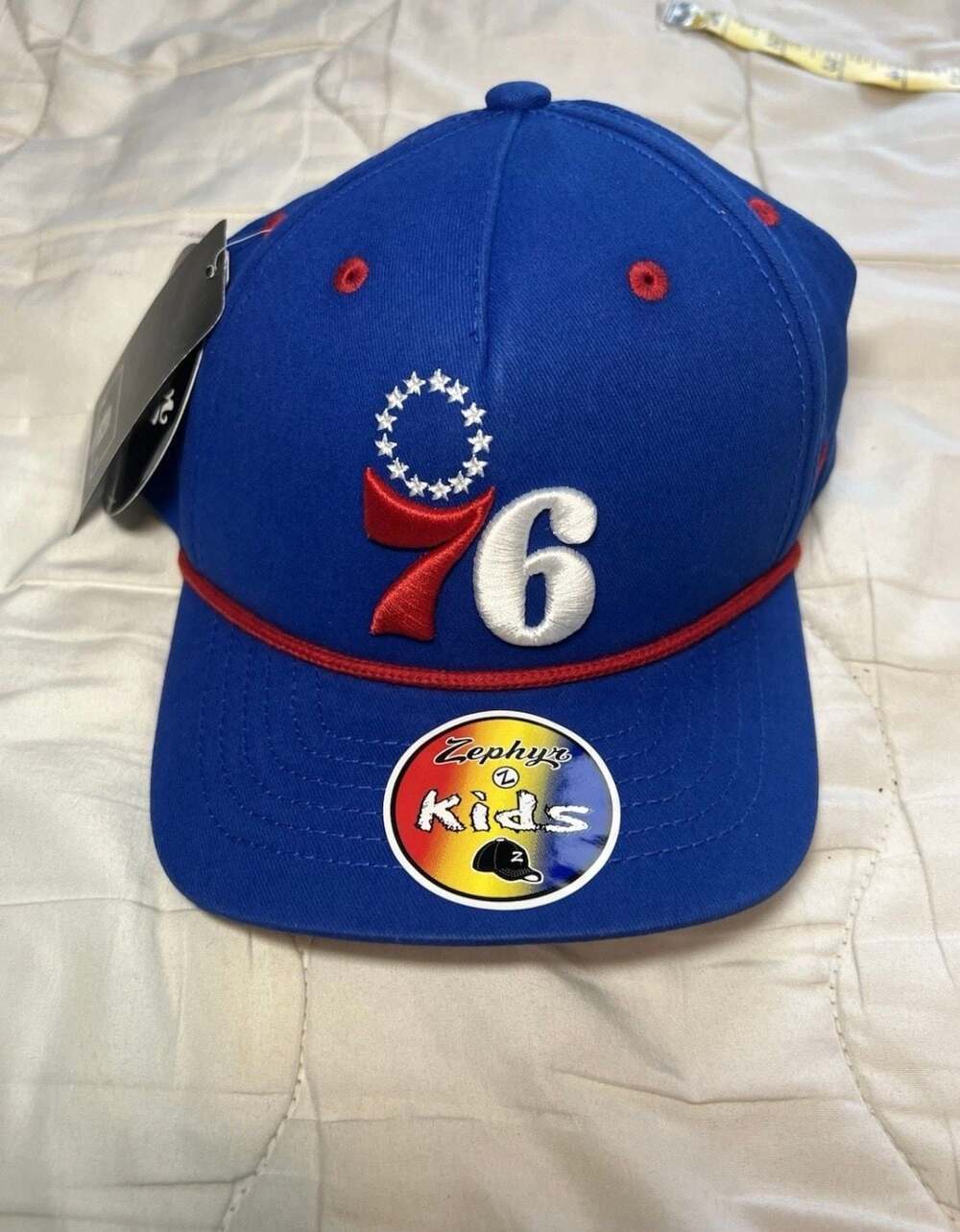 Zephyr Kids Philadelphia 76ers NBA Rope Snapback Hat